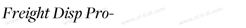 Freight Disp Pro字体转换